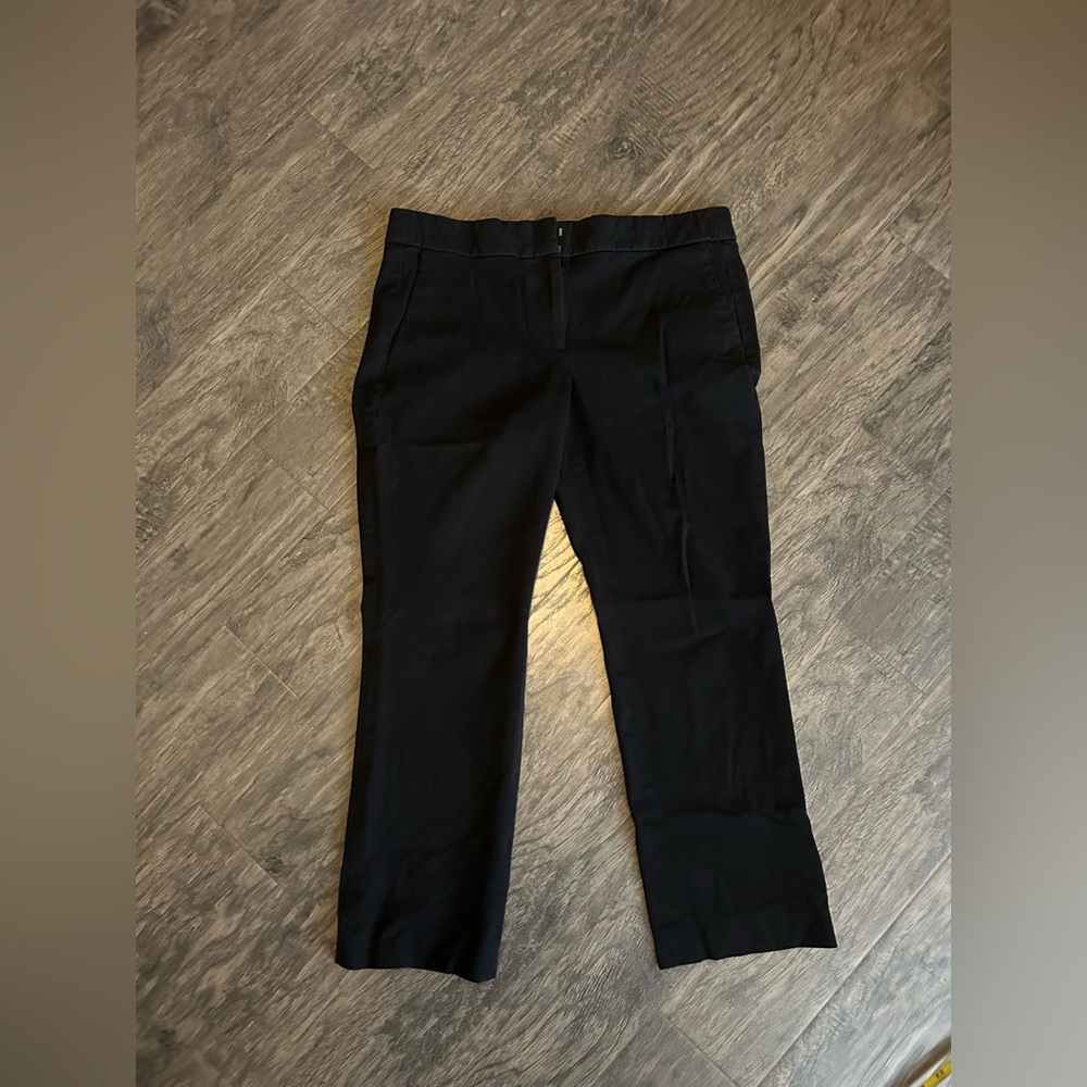 J. Crew Campbell Capri. Black. Sz 10.